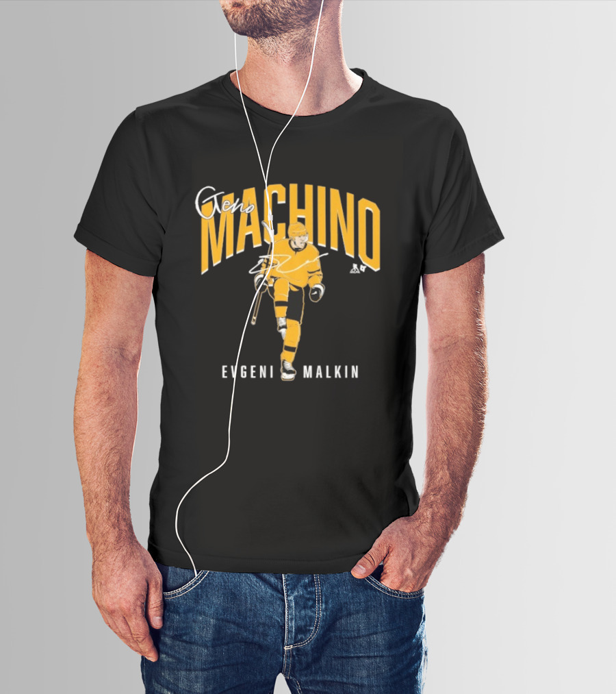 Evgeni Malkin Geno Machino Hockey Player T-Shirt