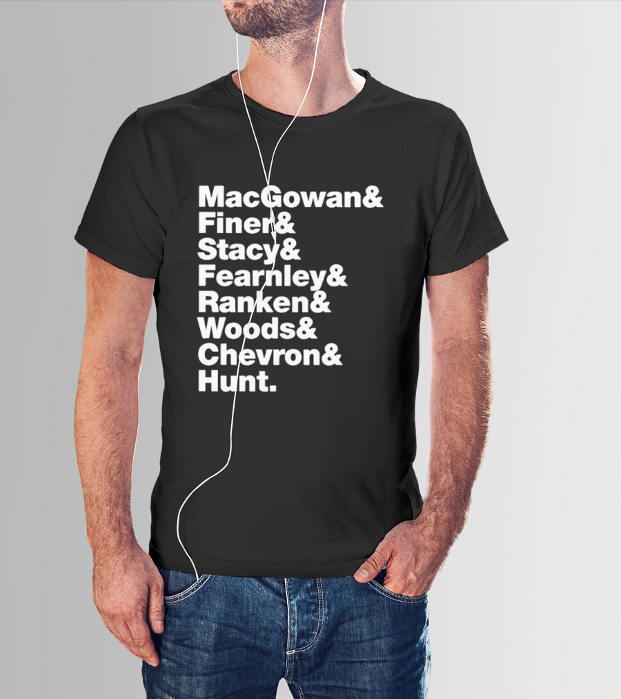 MacGowan Finer Stacy Fearnley Ranken Woods Chevron Hunt T-Shirt