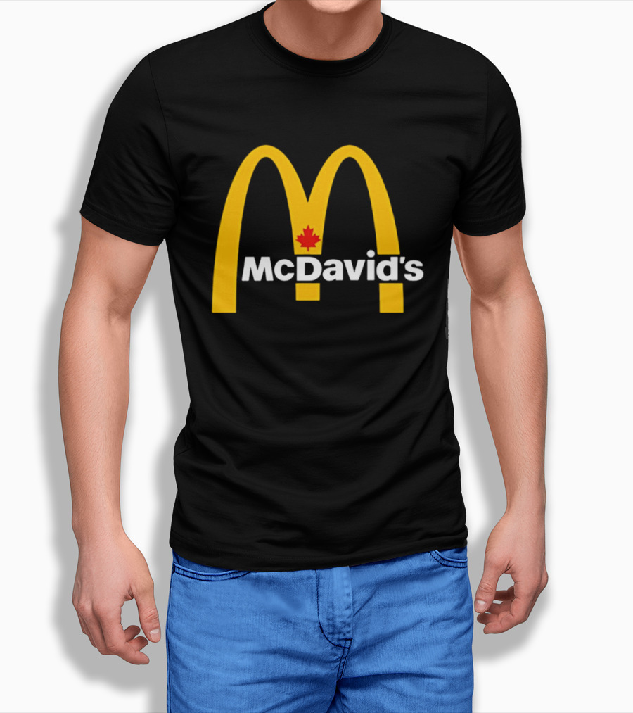 McDavid's McDonald's Canada Maple Leaf Arch T-Shirt