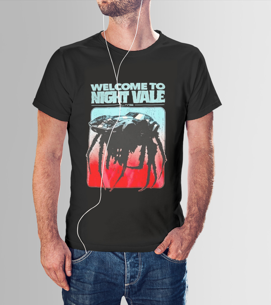 Welcome To Night Vale Live Giant Spider UFO T-Shirt