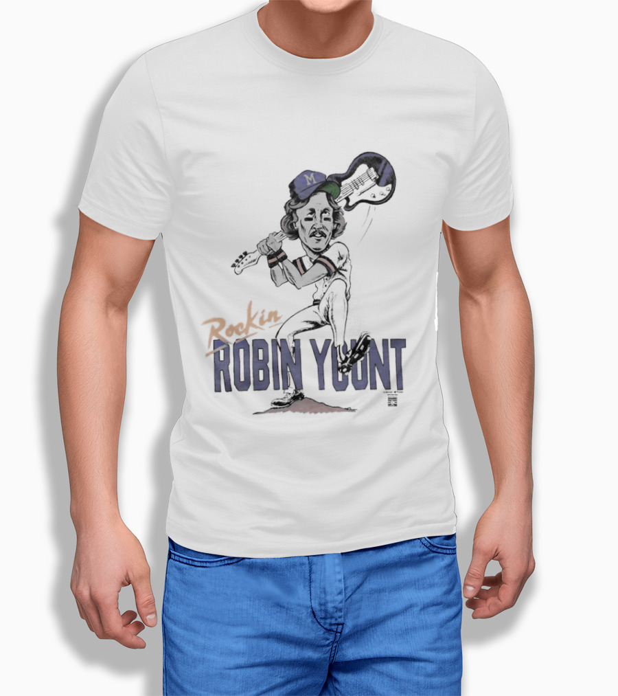 Rockin' Robin Yount Milwaukee Brewers Baseball Legend T-Shirt