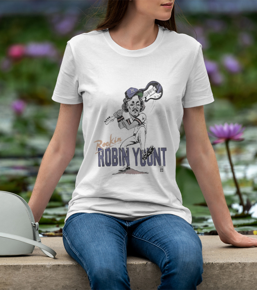 Rockin' Robin Yount Milwaukee Brewers Baseball Legend T-Shirt