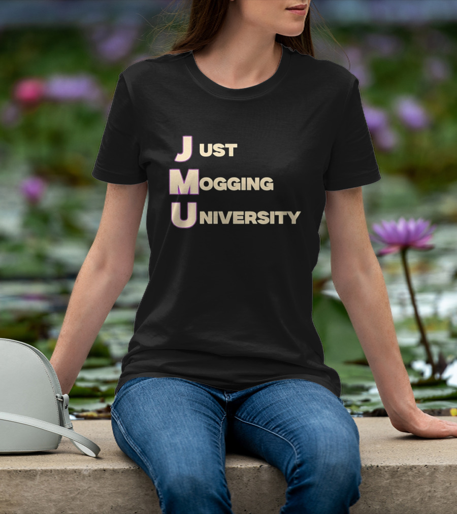 Just Mogging University JMU Football Fan Gear Collection T-Shirt