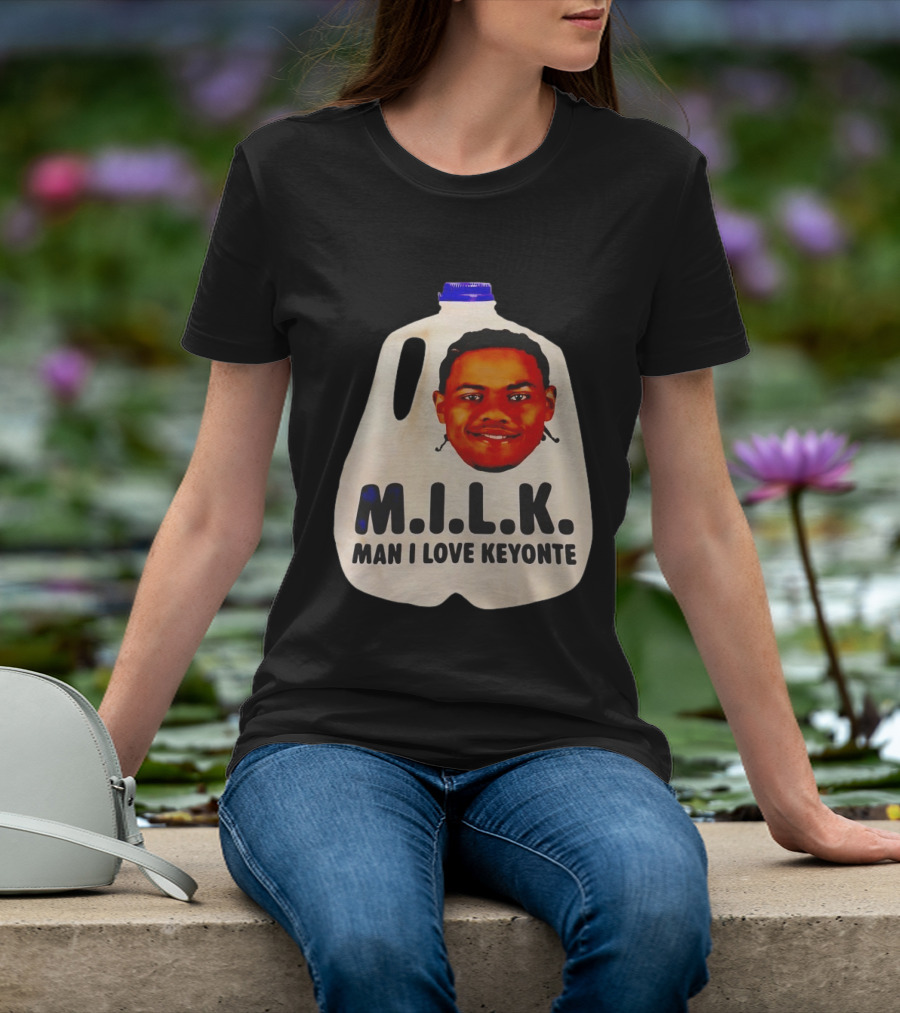 M.I.L.K Man I Love Keyonte George Fan T-Shirt