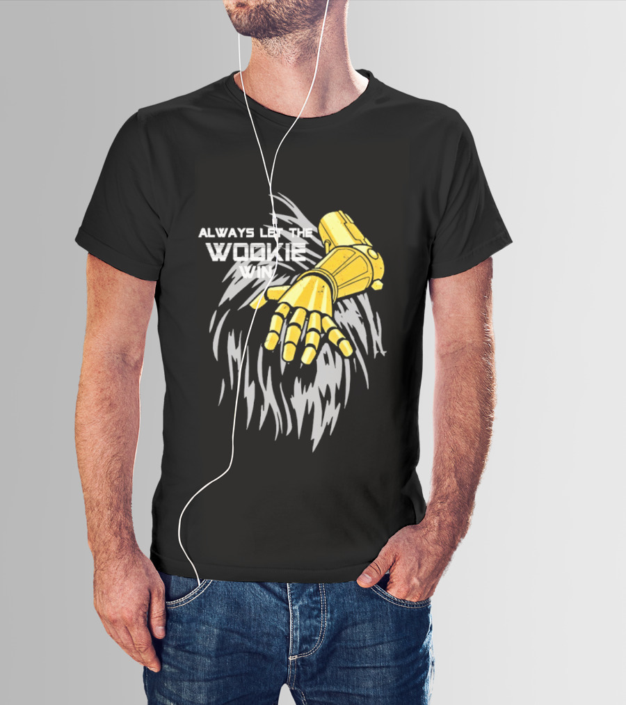 Always Let The Wookie Win Robotic Arm T-Shirt