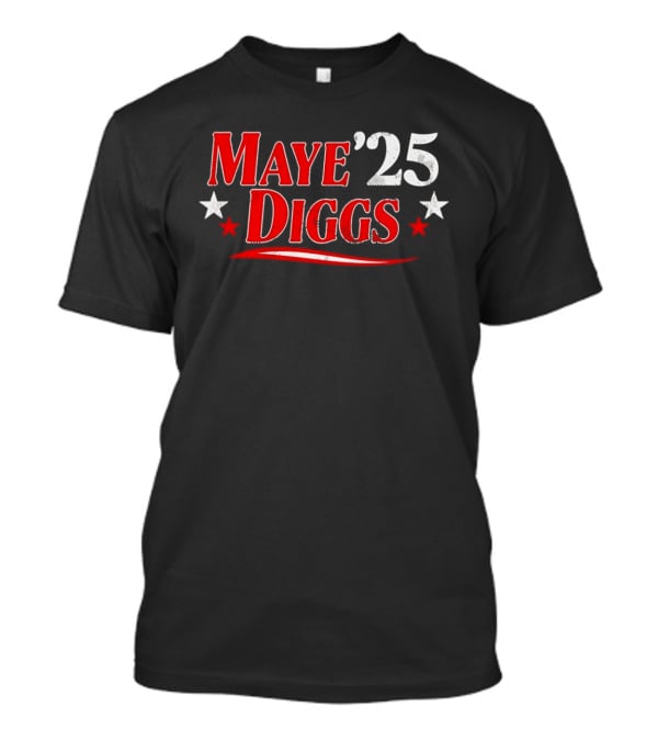 Maye Diggs '25 New England Patriots Stars Stripes T-Shirt