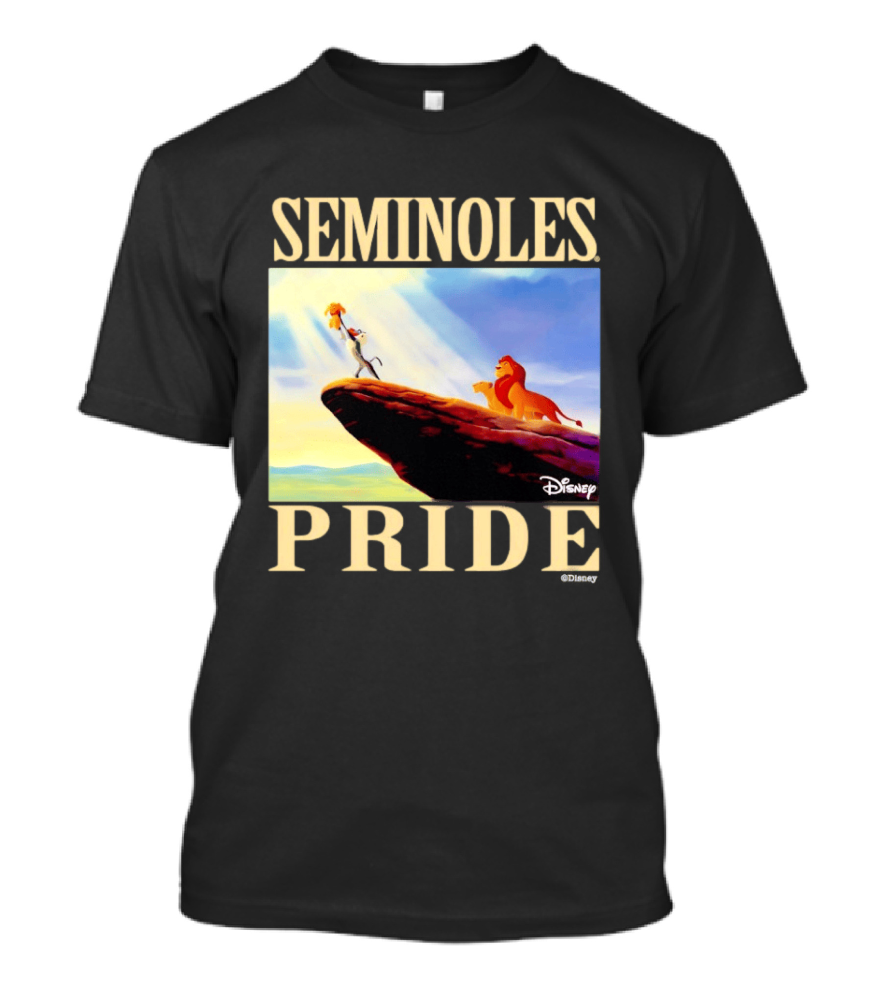 Seminoles Pride Florida State Disney Lion King Scene T-Shirt