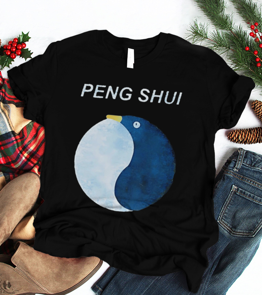 Peng Shui Feng Shui Penguin Yin Yang T-Shirt