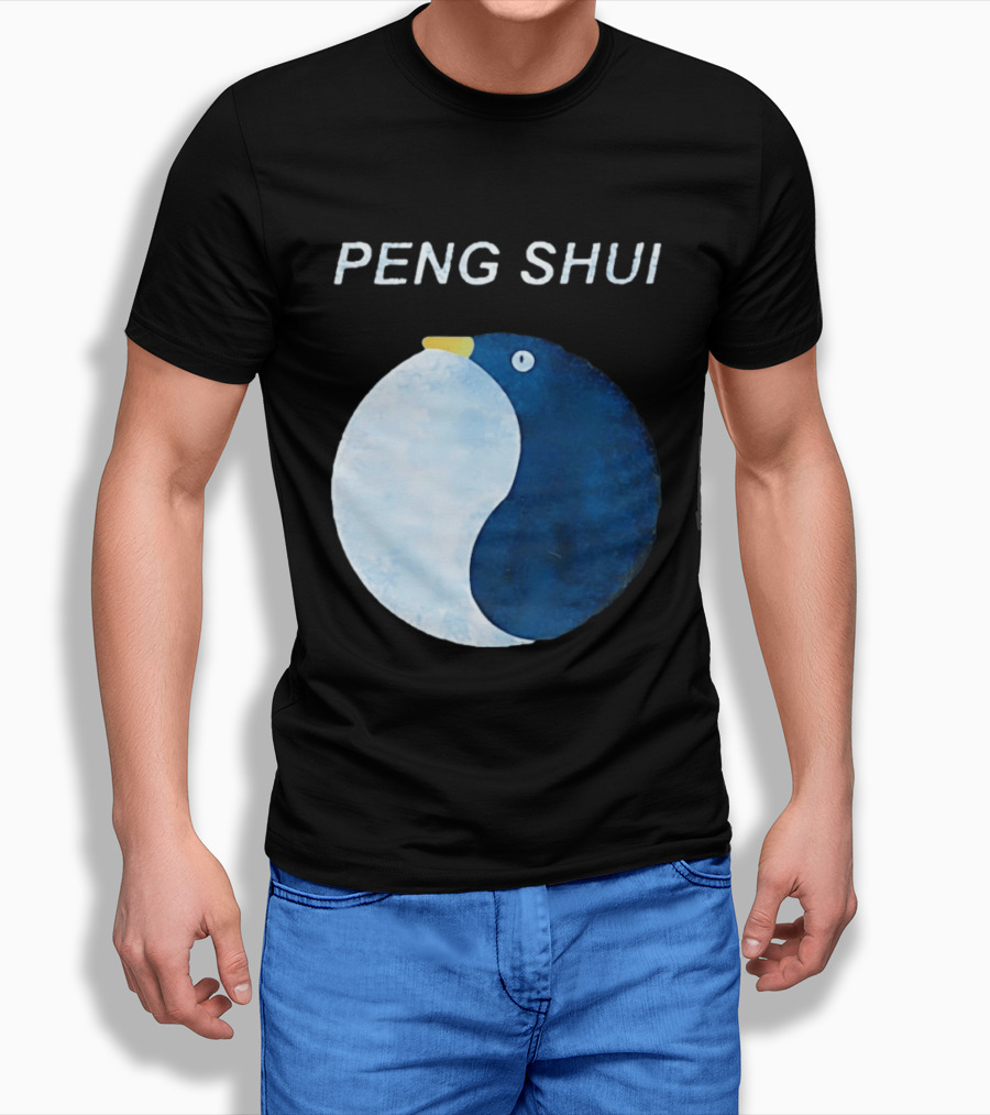 Peng Shui Feng Shui Penguin Yin Yang T-Shirt