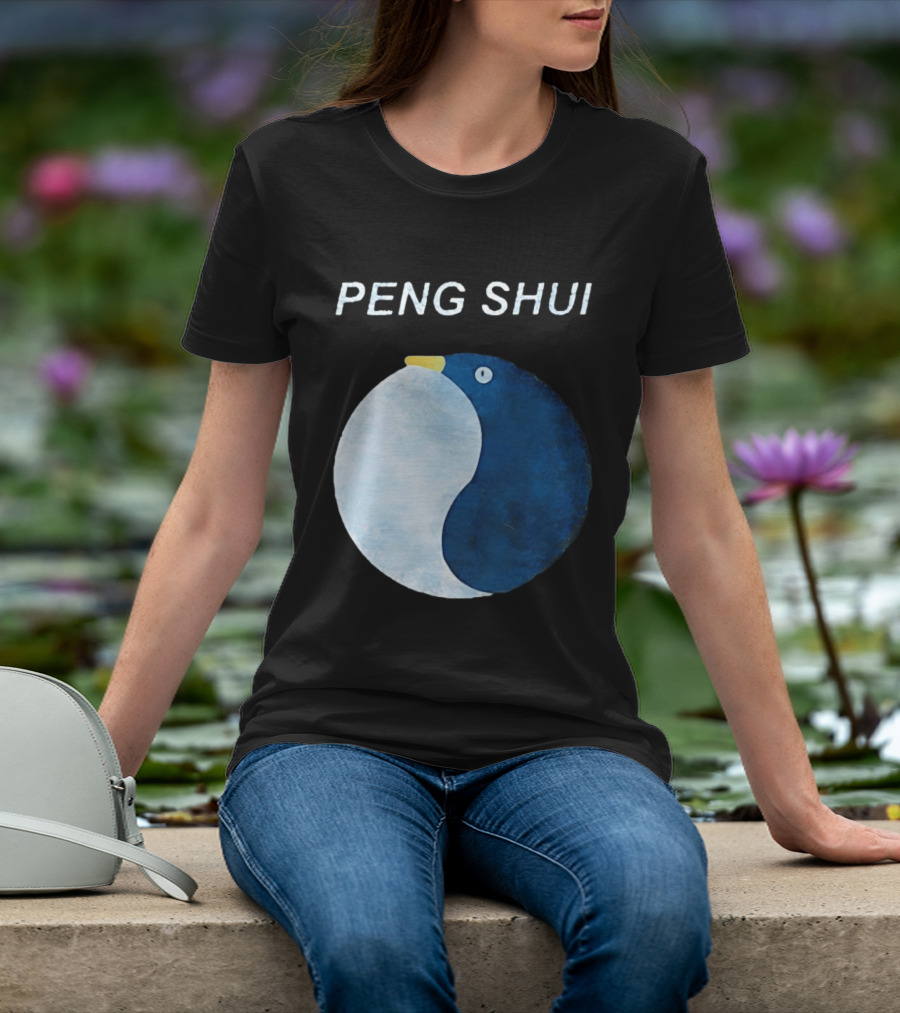 Peng Shui Feng Shui Penguin Yin Yang T-Shirt