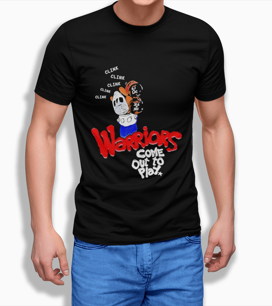 Warriors Come Out To Play Clink Bat Iconic Scene T-Shirt