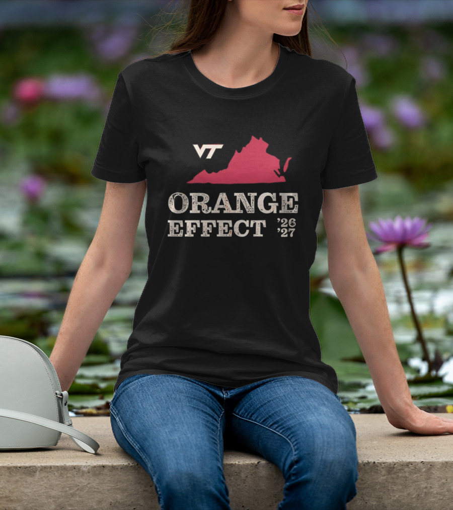 VT Hokies Orange Effect Virginia 2026 2027 T-Shirt