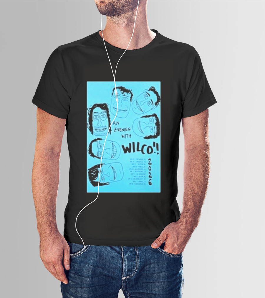 An Evening With Wilco 2026 Tour April & May T-Shirt