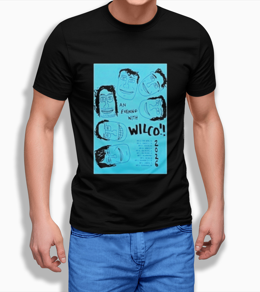 An Evening With Wilco 2026 Tour April & May T-Shirt
