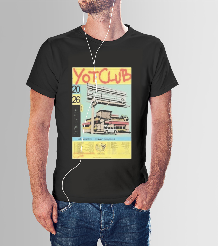 Yot Club 2026 Spring Tour North America Dates With Support From Zzzahara Remy Carr T-Shirt