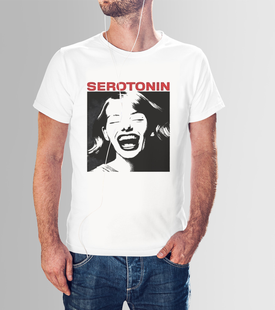 Joris Voorn Serotonin Bold Red Joyful Face T-Shirt