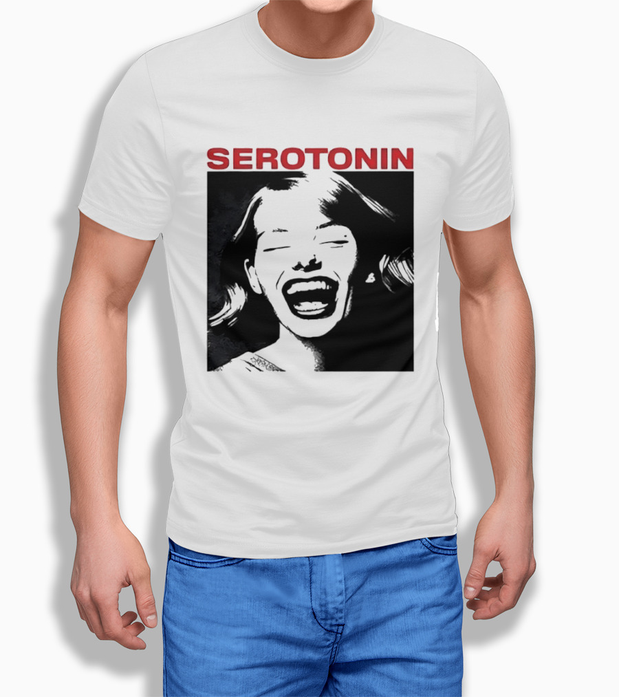 Joris Voorn Serotonin Bold Red Joyful Face T-Shirt