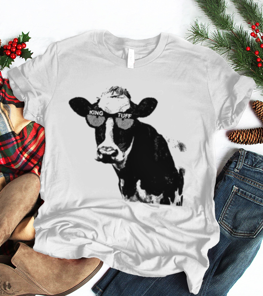 King Tuff X Ray Cow Illustration Holstein T-Shirt