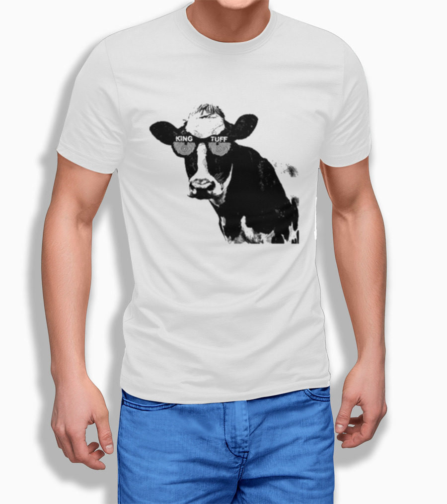 King Tuff X Ray Cow Illustration Holstein T-Shirt