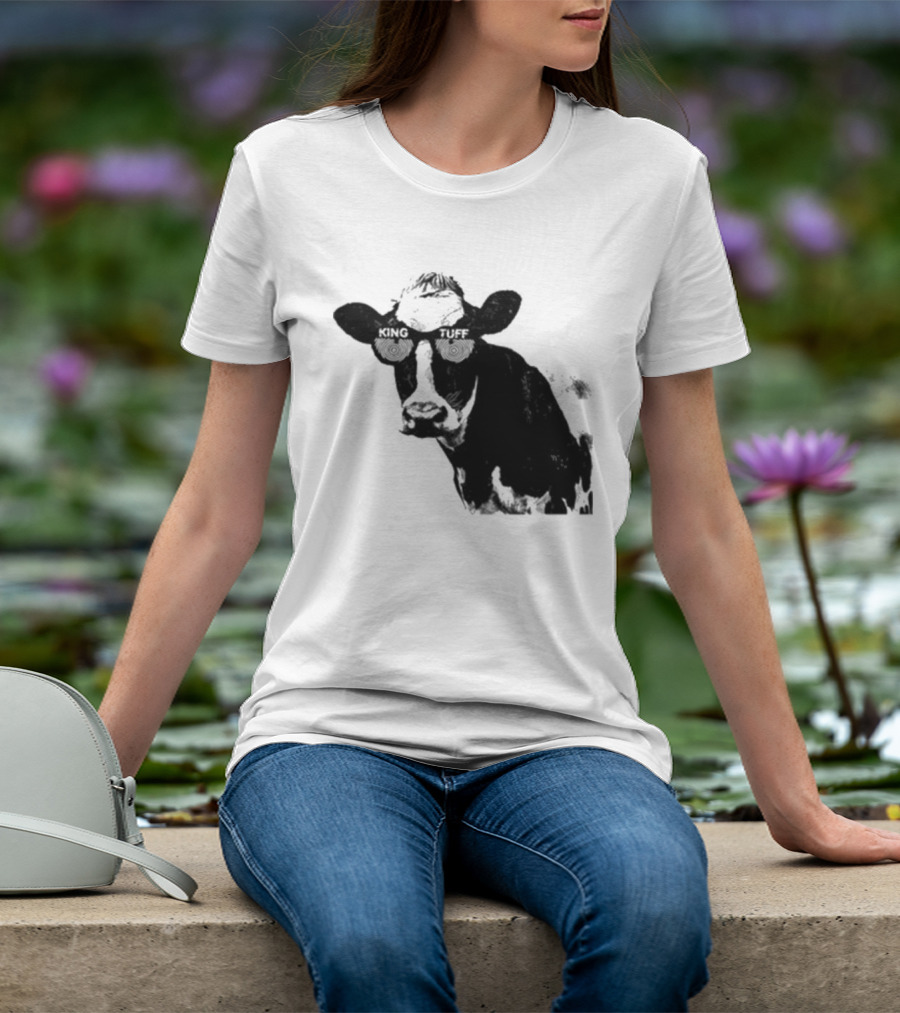 King Tuff X Ray Cow Illustration Holstein T-Shirt