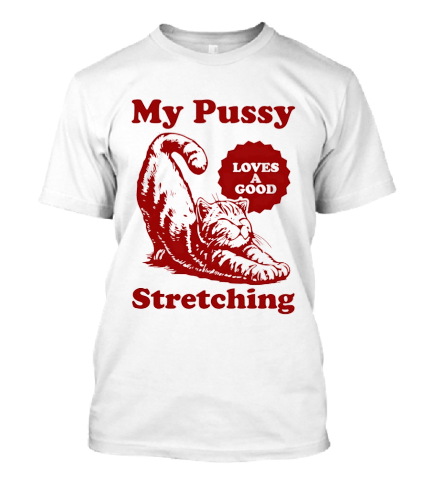 My Pussy Stretching Loves A Good Cat T-Shirt