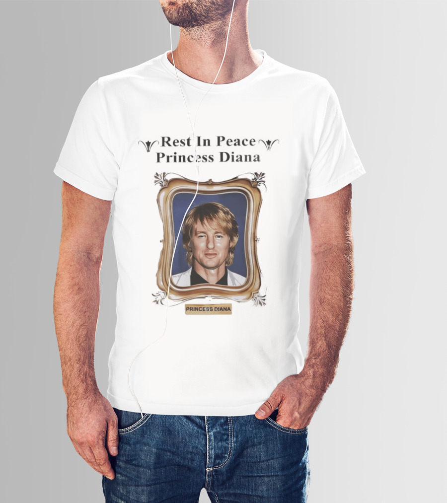 Rest In Peace Princess Diana Vintage Frame T-Shirt