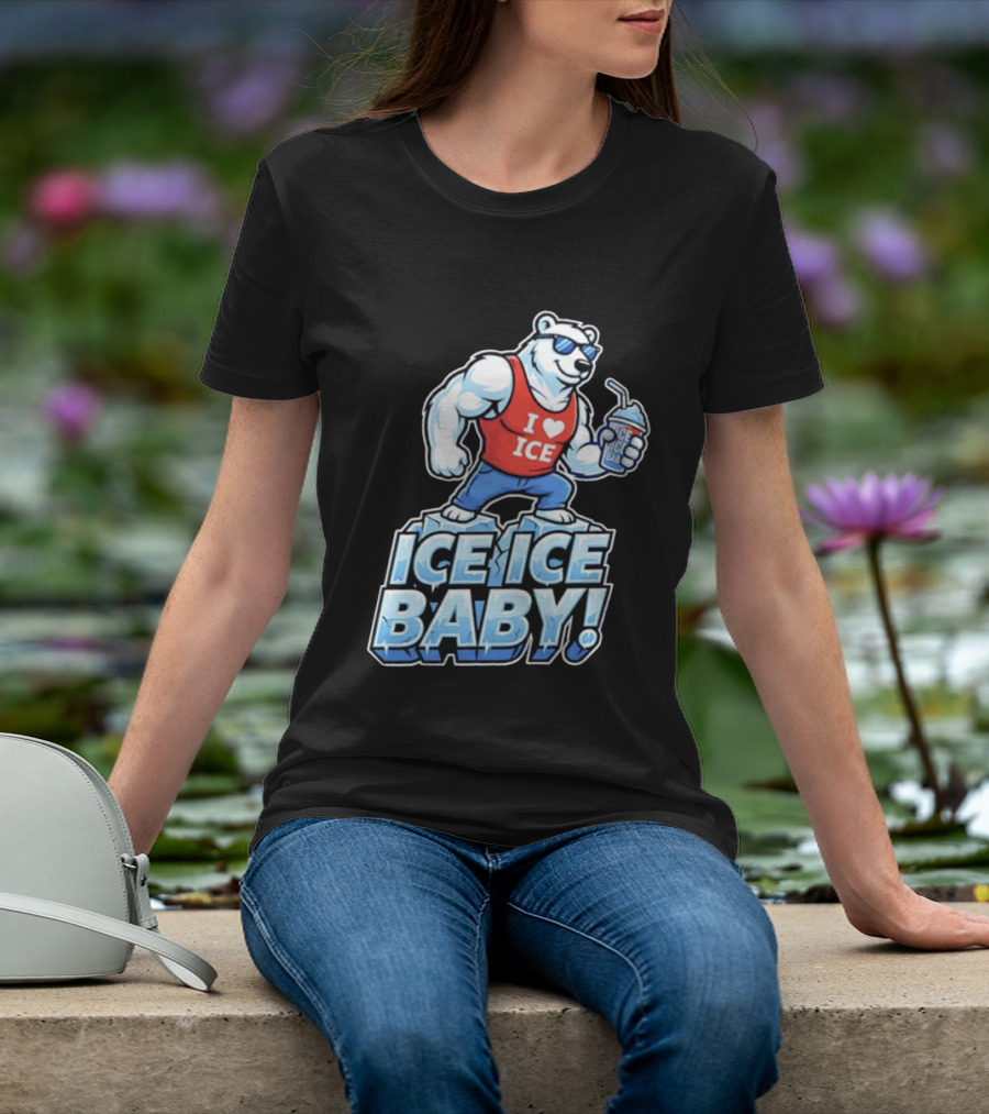 Polar Bear I Love Ice Ice Ice Baby T-Shirt