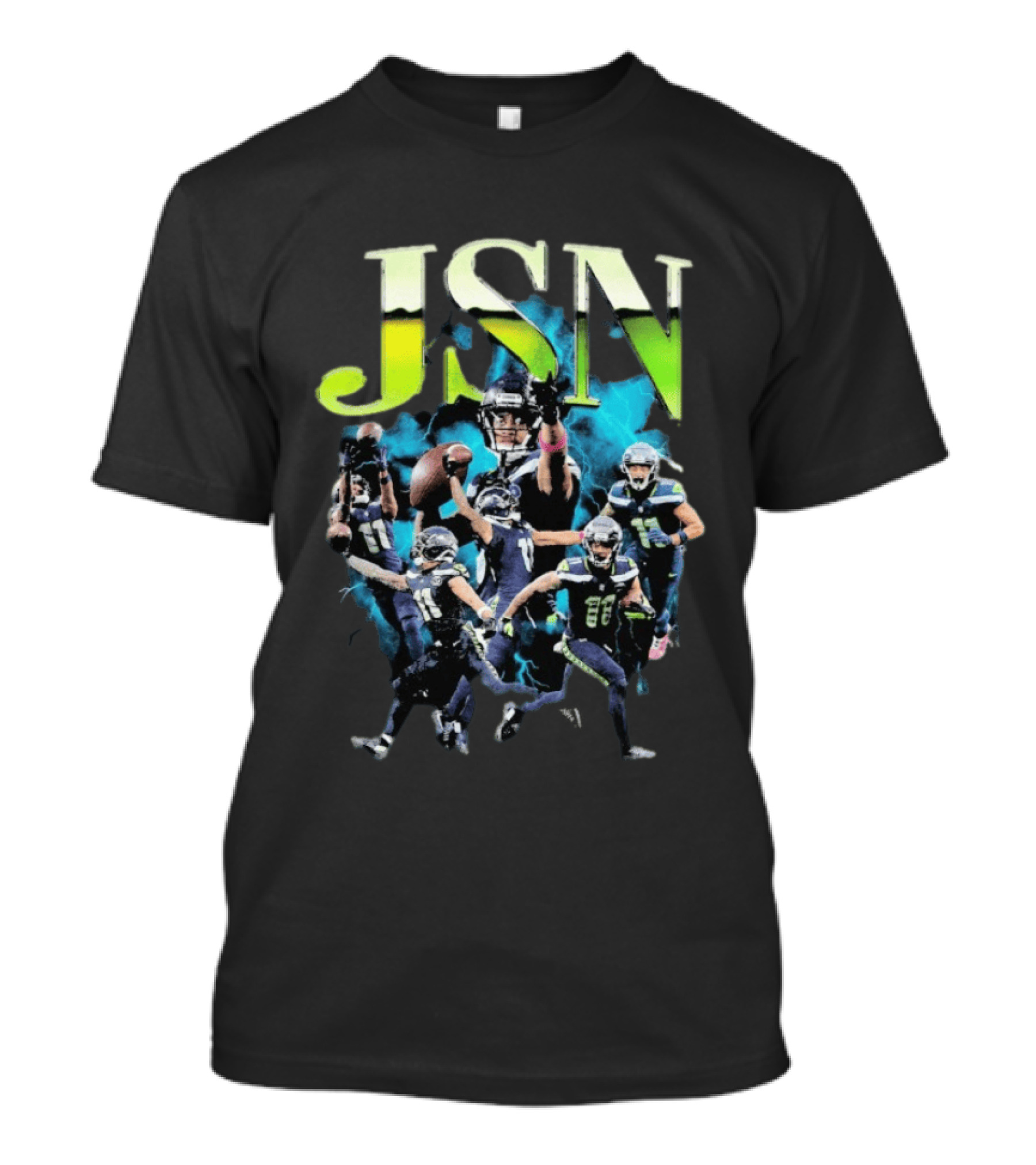Jaxon Smith Njigba Seattle Seahawks JSN Football Highlights T-Shirt