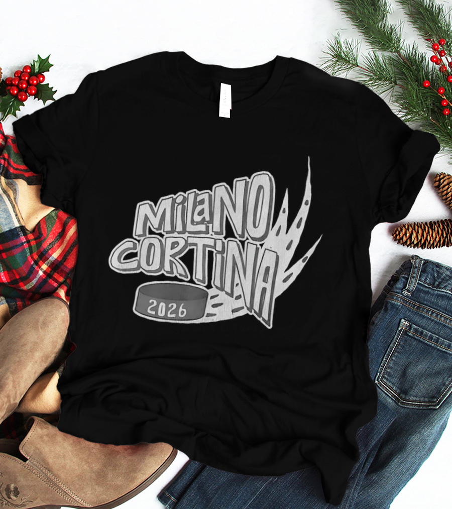Milano Cortina 2026 Hockey Winter Olympics Preparation T-Shirt
