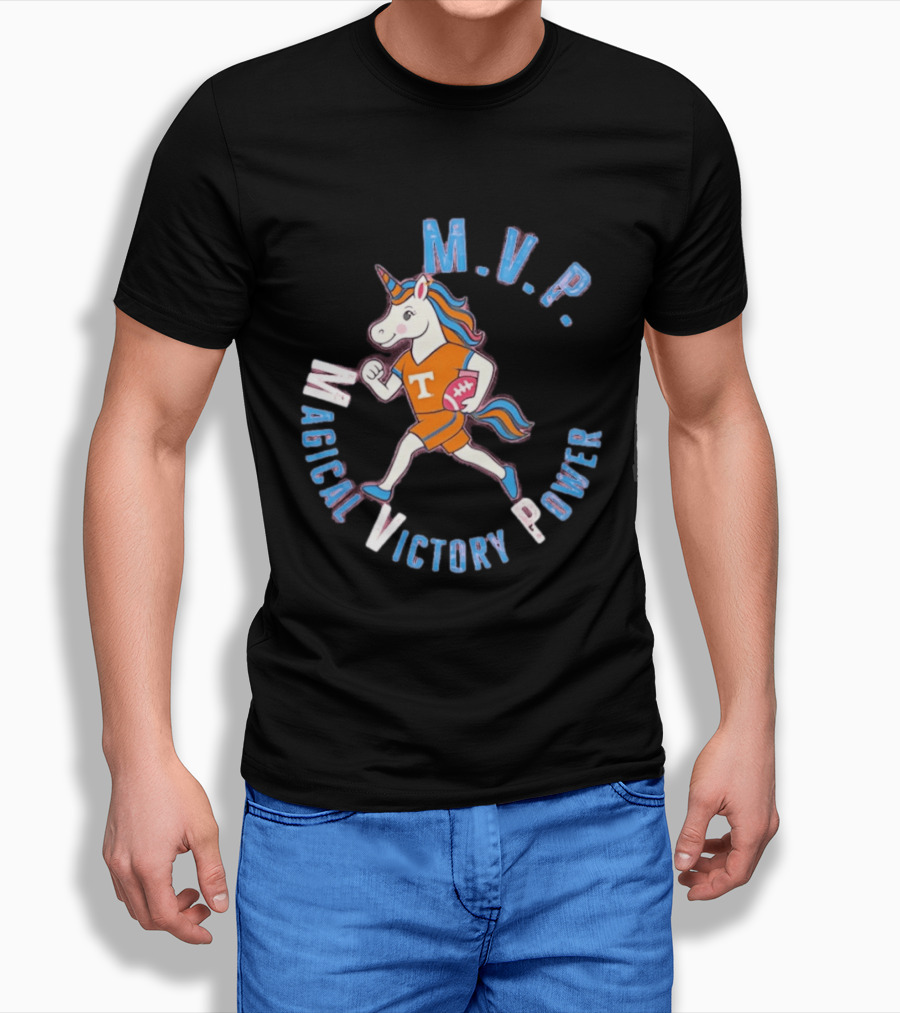 Tennessee Volunteers Unicorn M.V.P. Magical Victory Power T-Shirt