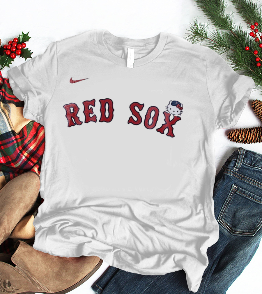 Nike Boston Red Sox Hello Kitty Collaboration T-Shirt