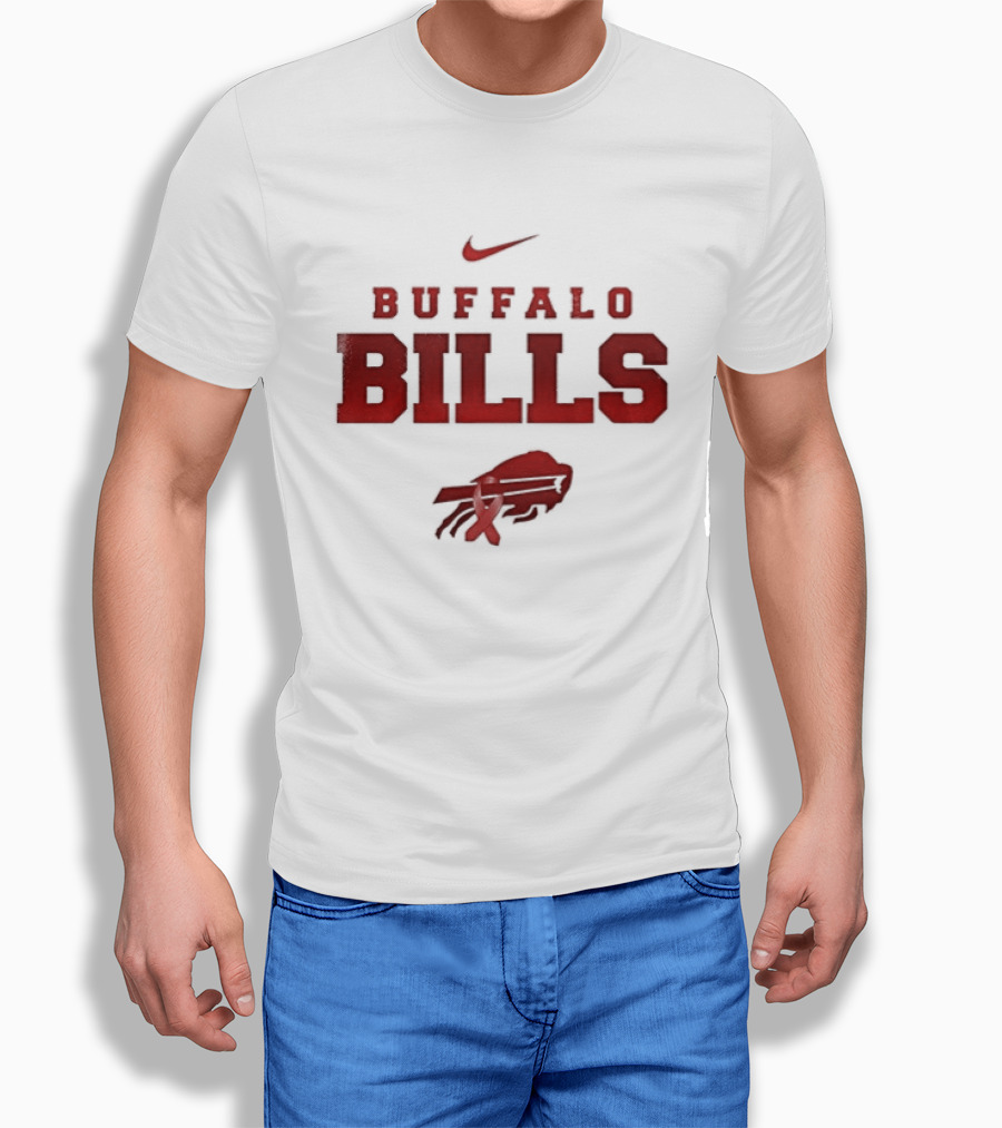 Buffalo Bills Nike Red February American Heart Month T-Shirt