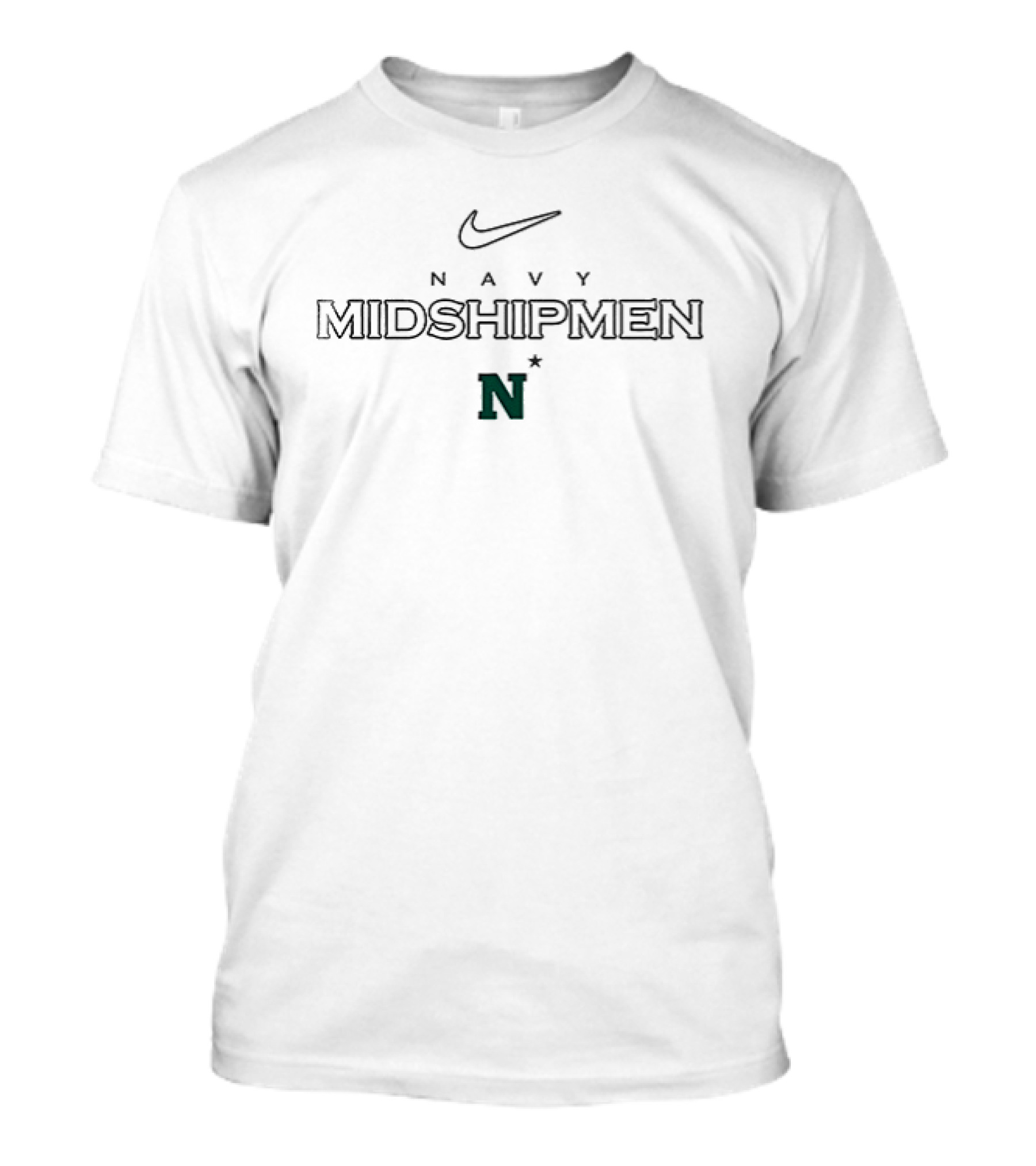 Navy Midshipmen Nike St Patricks Day Lucky N T-Shirt