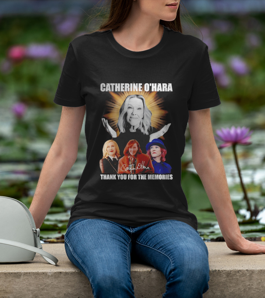 Catherine O'Hara Thank You For The Memories Iconic Roles Signature T-Shirt