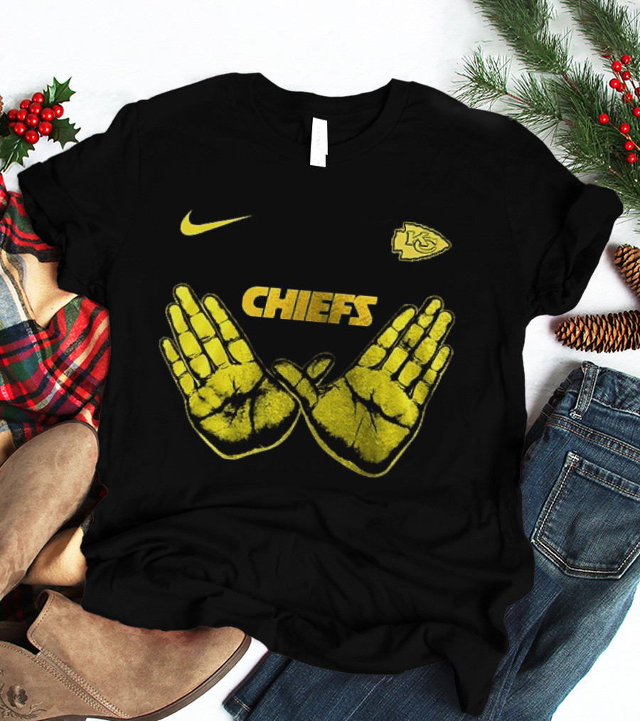 Kansas City Chiefs Wu Tang Clan Hand Sign Nike Chiefs T-Shirt