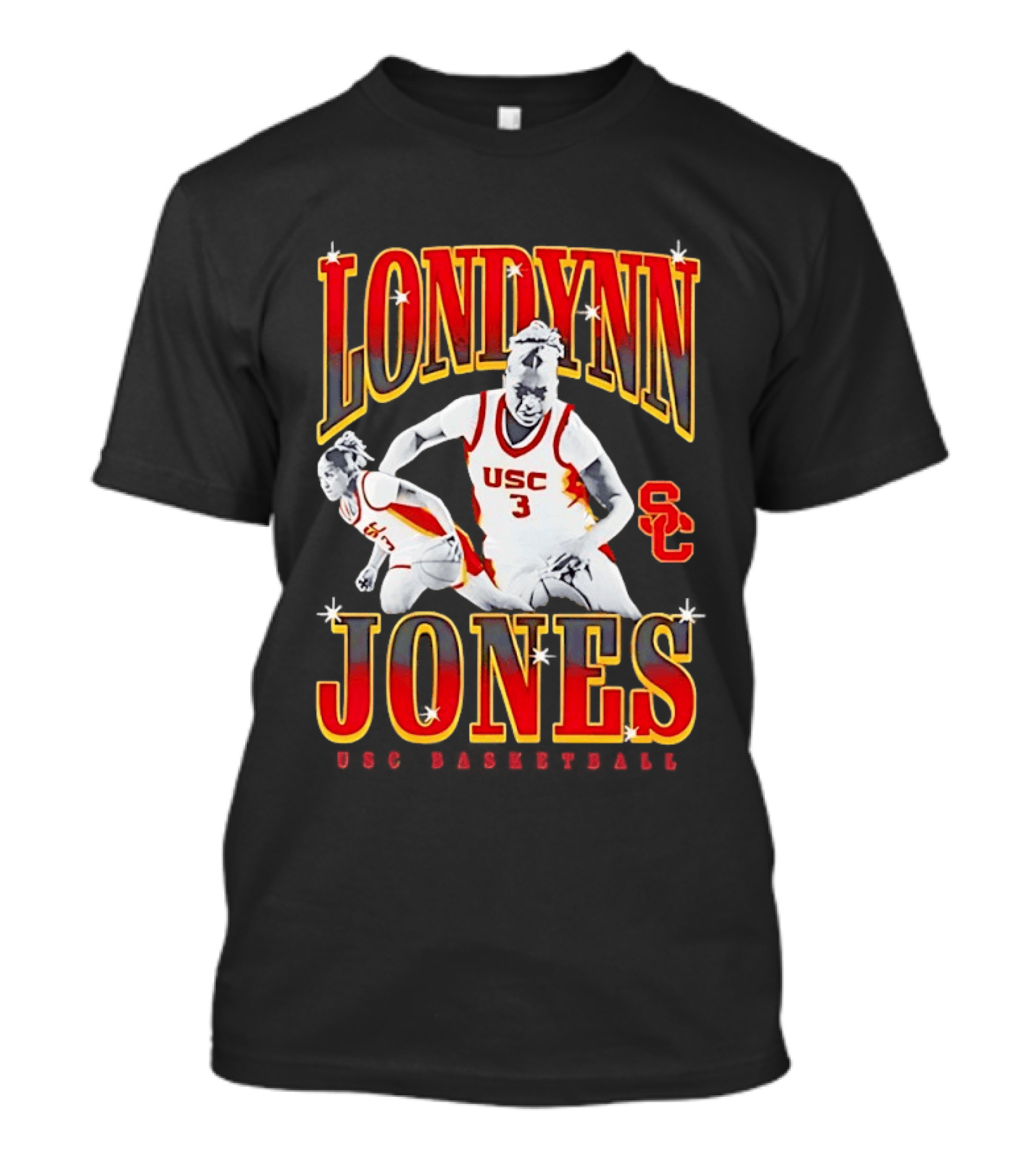 Londynn Jones USC Trojans 3 Basketball Player SC T-Shirt
