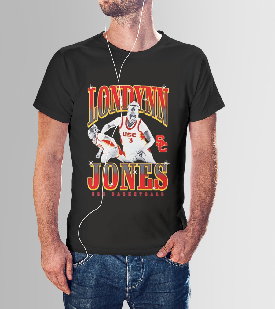 Londynn Jones USC Trojans 3 Basketball Player SC T-Shirt