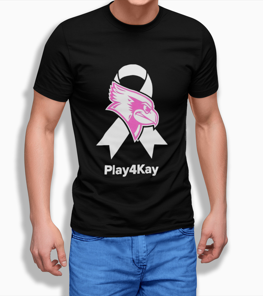 Illinois State Redbirds Play4Kay Pink Ribbon Awareness T-Shirt