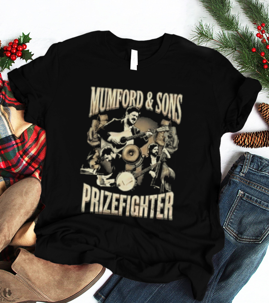 Mumford And Sons Prizefighter Album Launch Tour February 10 2026 Nottingham Rock City Concert T-Shirt