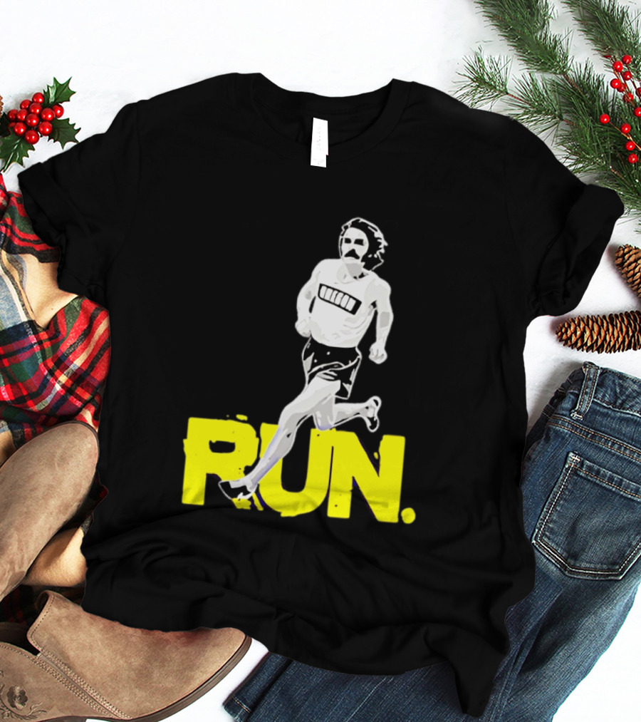 Steve Prefontaine Run Iconic Yellow T-Shirt