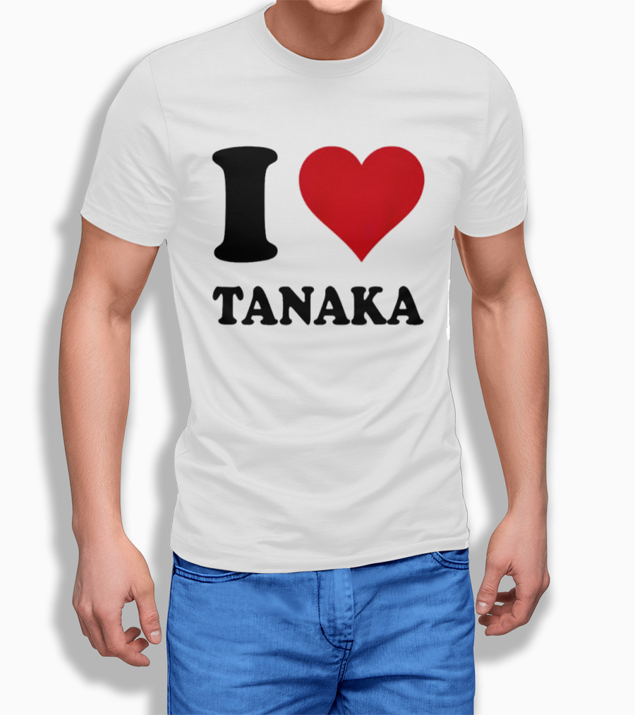 I Love Tanaka Ao Tanaka Leeds United FC T-Shirt