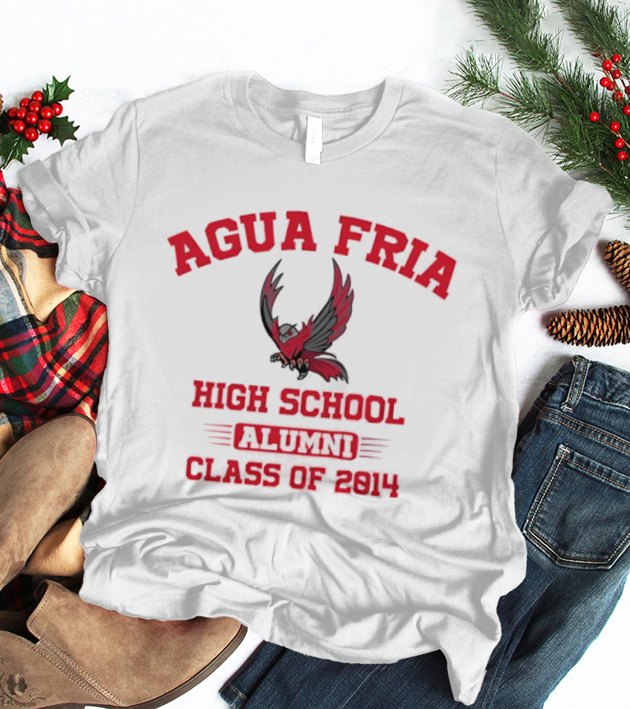 Agua Fria High School Alumni Class Of 2014 Falcon T-Shirt