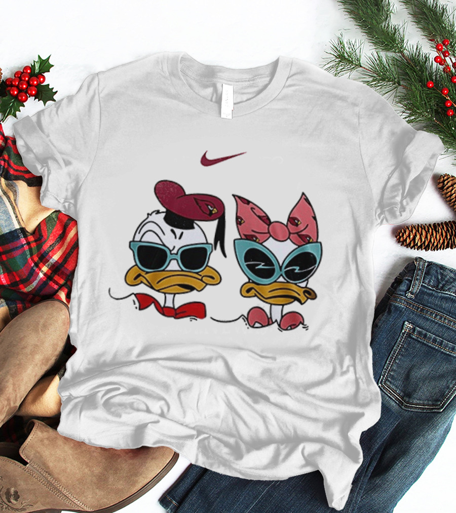 Arizona Cardinals Donald Daisy Duck Nike Collaboration T-Shirt