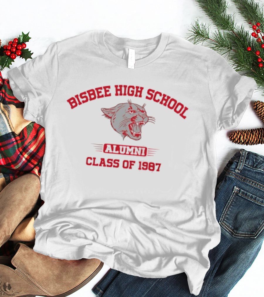 Bisbee High School Alumni Class Of 1987 Cougar T-Shirt