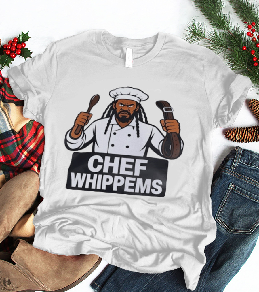 Chef Whippems Character Design Featuring Wooden Spoon And Belt T-Shirt