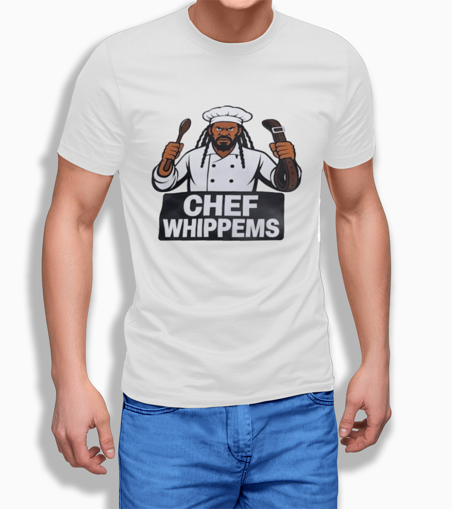 Chef Whippems Character Design Featuring Wooden Spoon And Belt T-Shirt