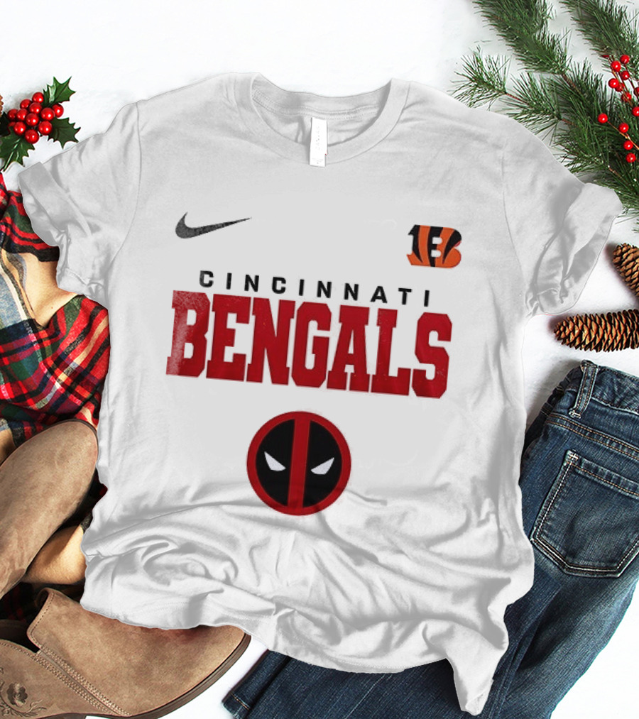 Nike Cincinnati Bengals Deadpool Icon Collaboration T-Shirt