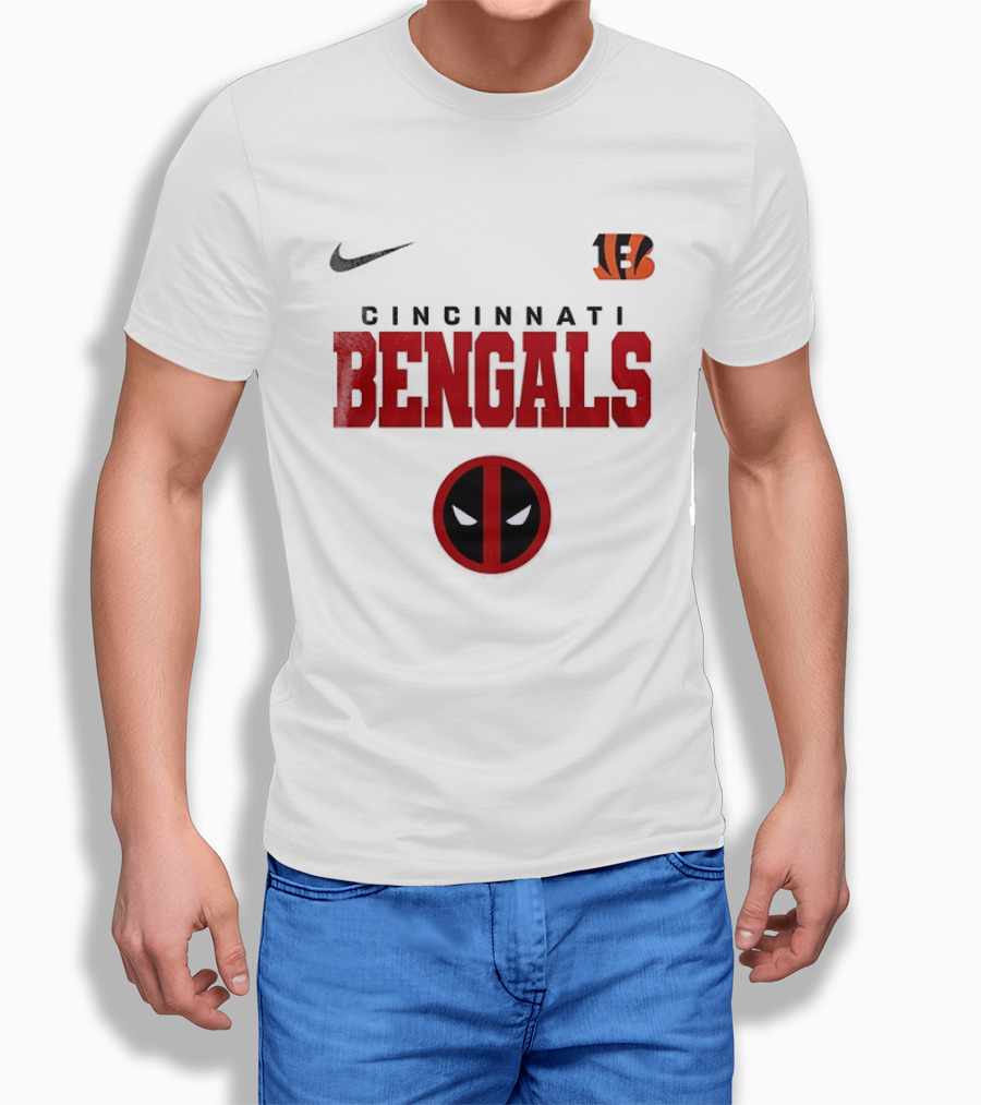 Nike Cincinnati Bengals Deadpool Icon Collaboration T-Shirt