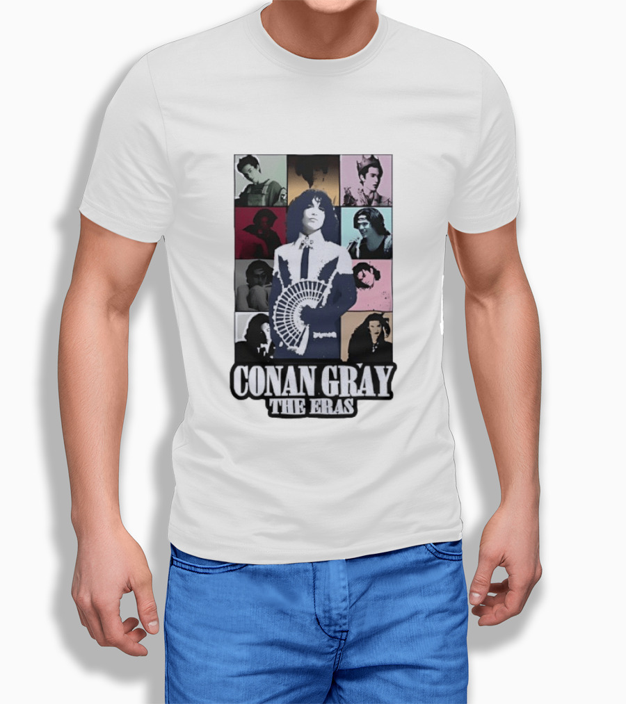 Conan Gray The Eras Tour Vintage Pop Collage T-Shirt