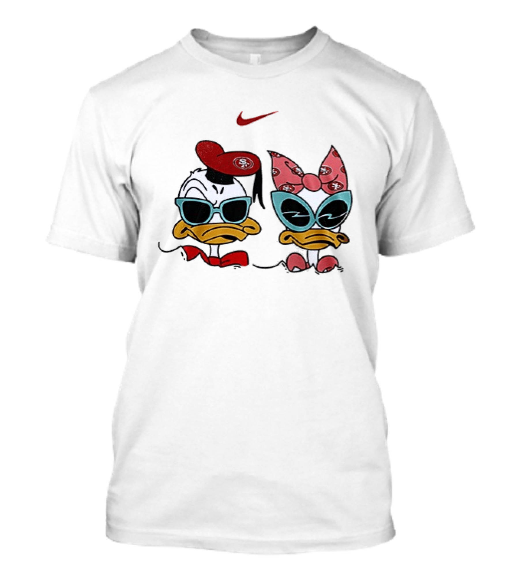 Nike San Francisco 49ers Donald Daisy Duck Collaboration T-Shirt